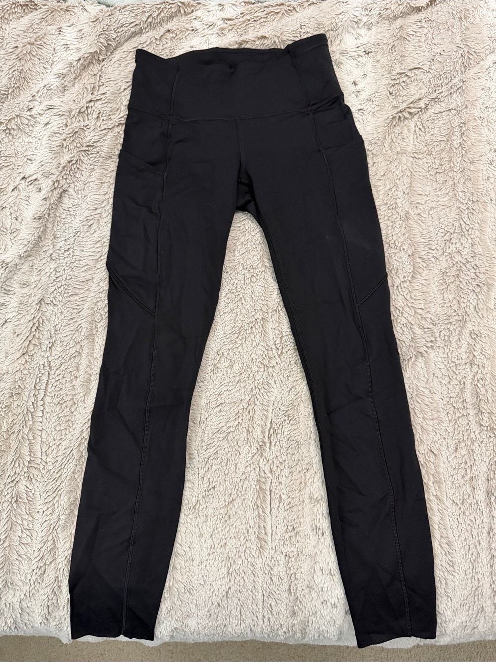 lululemon athletica fast and free 25 in black